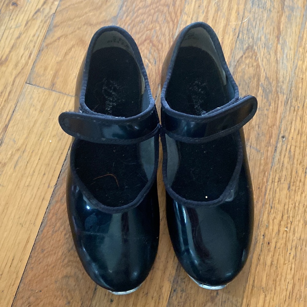 Kids tap shoes black size 9 1/2
